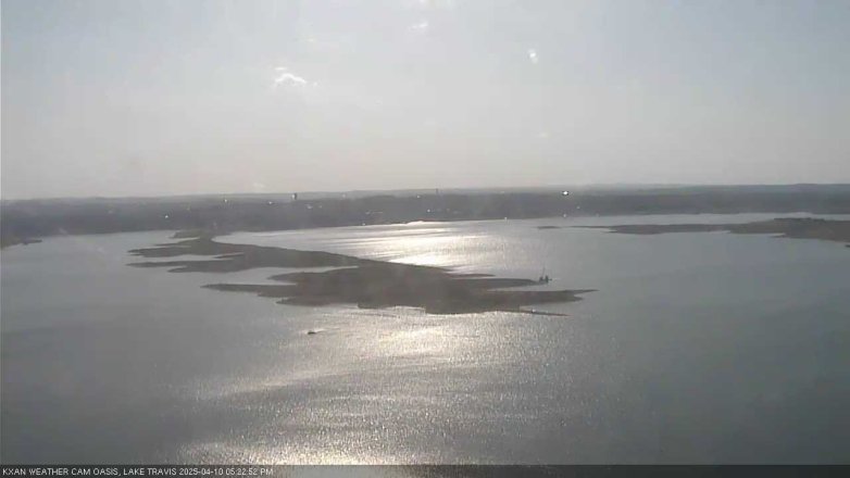 Lake Travis webcam, April 10, 2025 5:25 PM CT