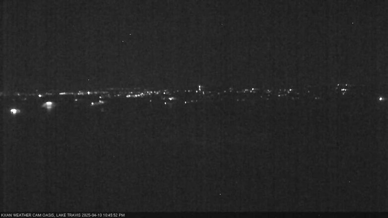 Lake Travis webcam, April 10, 2025 10:45 PM CT