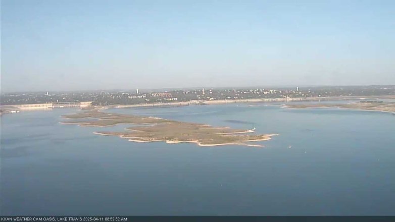 Lake Travis webcam, April 11, 2025 9:00 AM CT