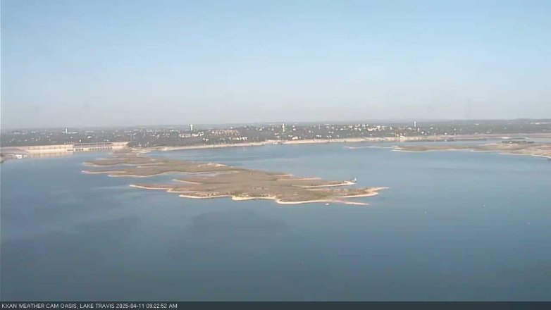 Lake Travis webcam, April 11, 2025 9:25 AM CT