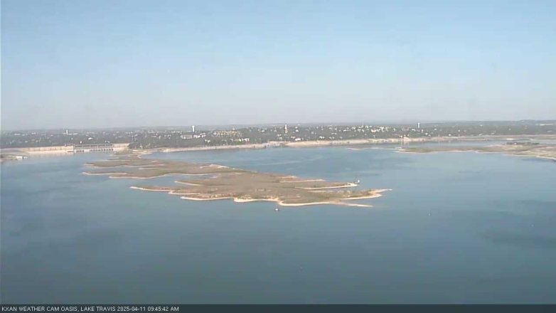 Lake Travis webcam, April 11, 2025 9:45 AM CT