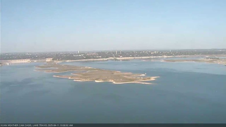 Lake Travis webcam, April 11, 2025 10:00 AM CT