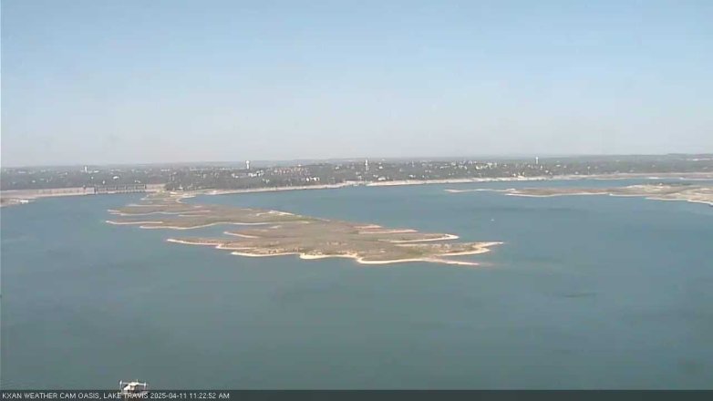 Lake Travis webcam, April 11, 2025 11:25 AM CT