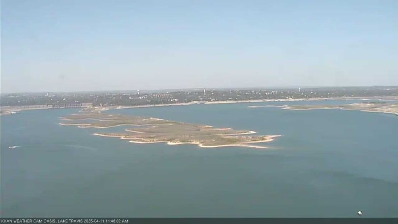 Lake Travis webcam, April 11, 2025 11:45 AM CT