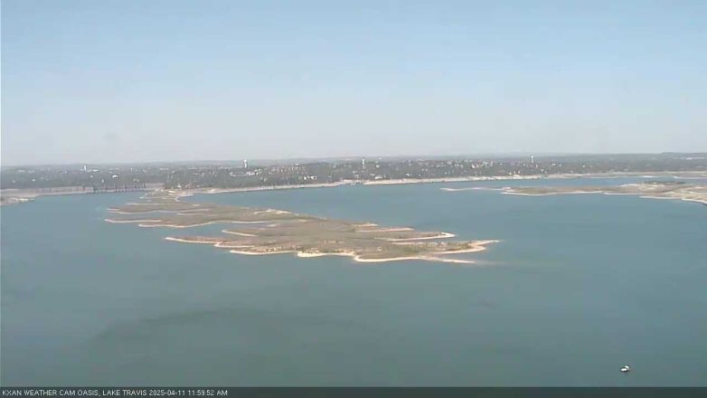 Lake Travis webcam, April 11, 2025 12:00 PM CT