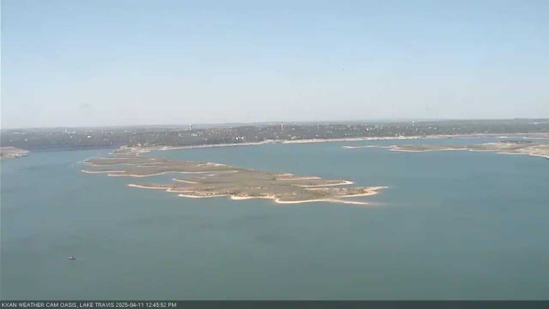 Lake Travis webcam, April 11, 2025 12:45 PM CT