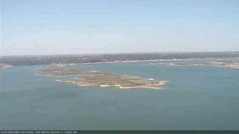 Lake Travis webcam, April 11, 2025 1:00 PM CT