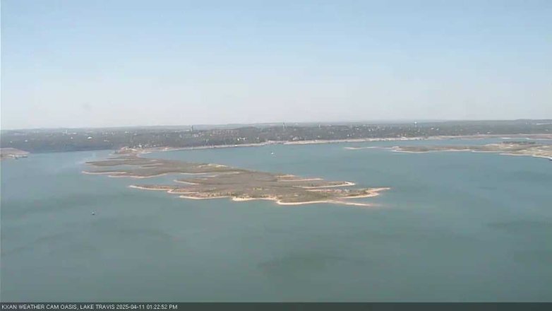 Lake Travis webcam, April 11, 2025 1:25 PM CT