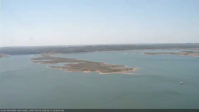 Lake Travis webcam, April 11, 2025 2:45 PM CT