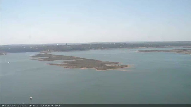 Lake Travis webcam, April 11, 2025 3:25 PM CT