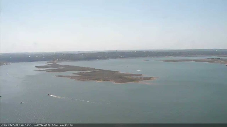 Lake Travis webcam, April 11, 2025 3:45 PM CT