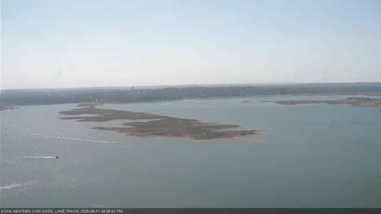 Lake Travis webcam, April 11, 2025 4:00 PM CT