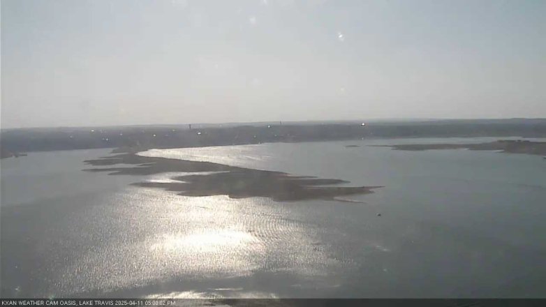 Lake Travis webcam, April 11, 2025 5:00 PM CT
