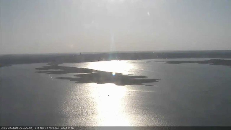 Lake Travis webcam, April 11, 2025 5:45 PM CT