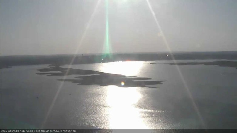 Lake Travis webcam, April 11, 2025 6:00 PM CT