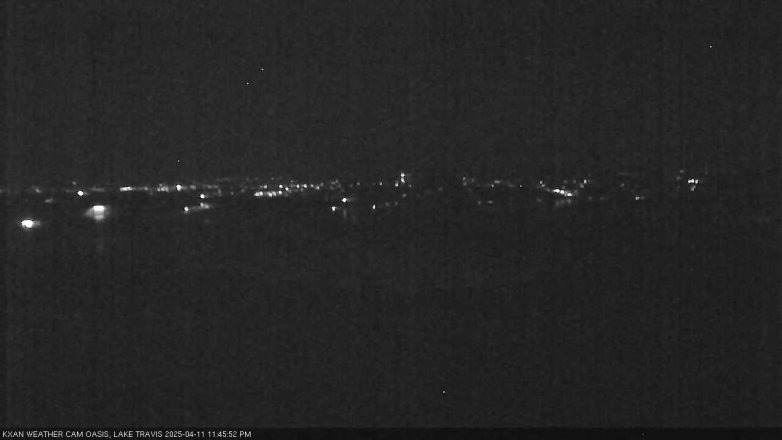 Lake Travis webcam, April 11, 2025 11:45 PM CT