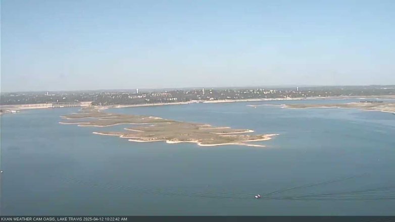 Lake Travis webcam, April 12, 2025 10:25 AM CT