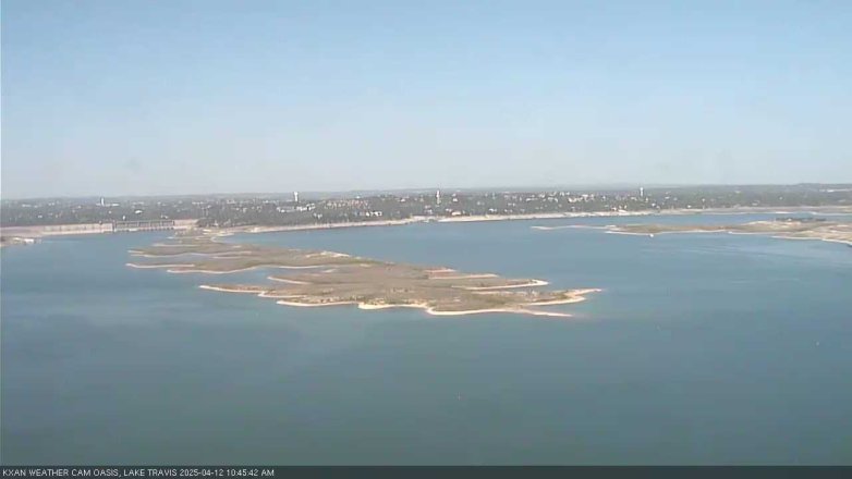 Lake Travis webcam, April 12, 2025 10:45 AM CT