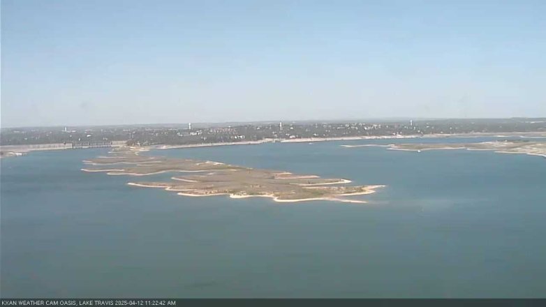 Lake Travis webcam, April 12, 2025 11:25 AM CT