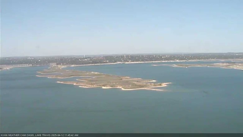 Lake Travis webcam, April 12, 2025 11:45 AM CT