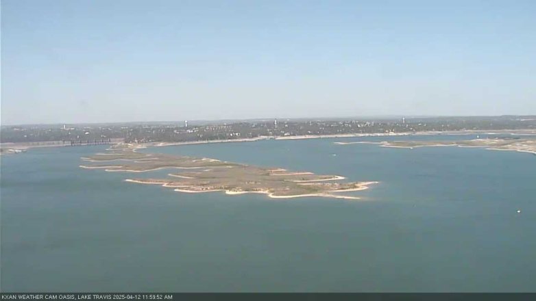 Lake Travis webcam, April 12, 2025 12:00 PM CT