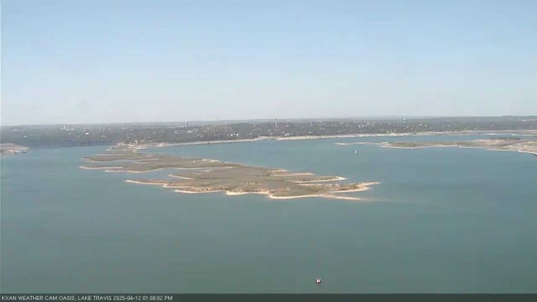 Lake Travis webcam, April 12, 2025 1:00 PM CT