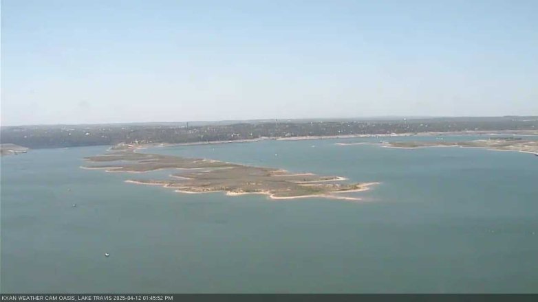 Lake Travis webcam, April 12, 2025 1:45 PM CT