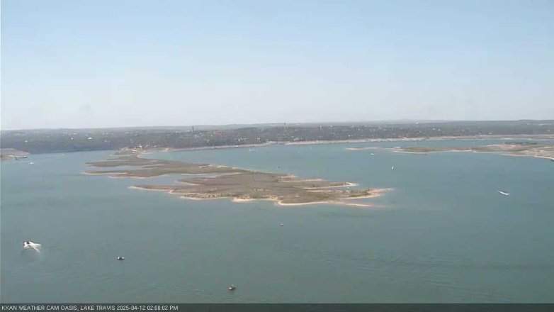 Lake Travis webcam, April 12, 2025 2:00 PM CT