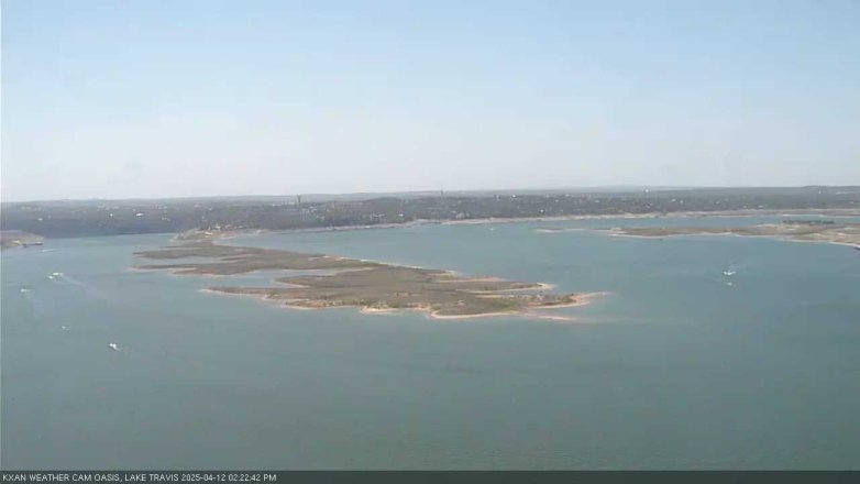 Lake Travis webcam, April 12, 2025 2:25 PM CT