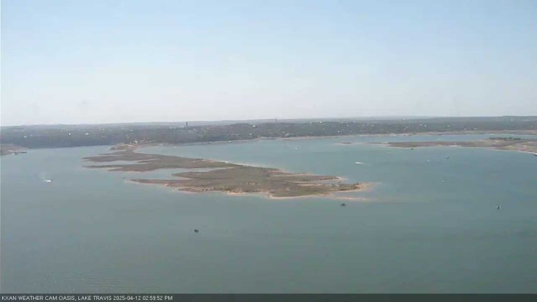 Lake Travis webcam, April 12, 2025 3:00 PM CT