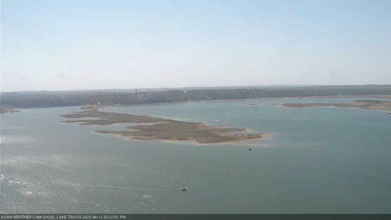 Lake Travis webcam, April 12, 2025 3:25 PM CT
