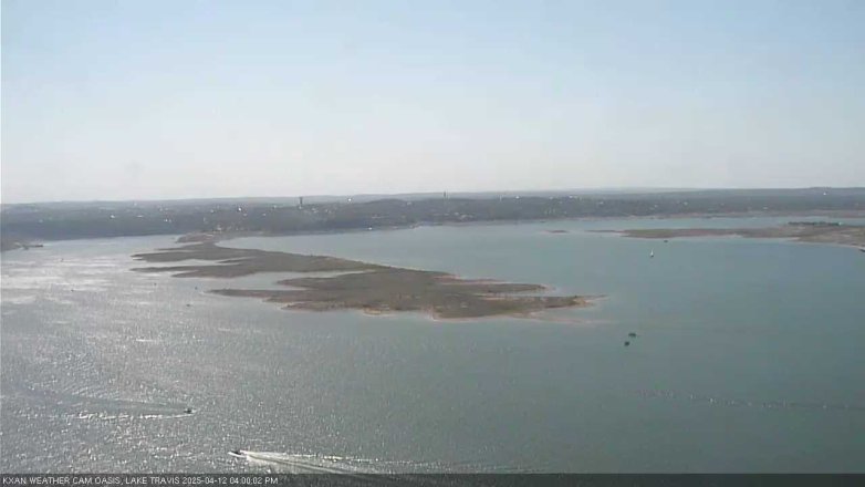 Lake Travis webcam, April 12, 2025 4:00 PM CT
