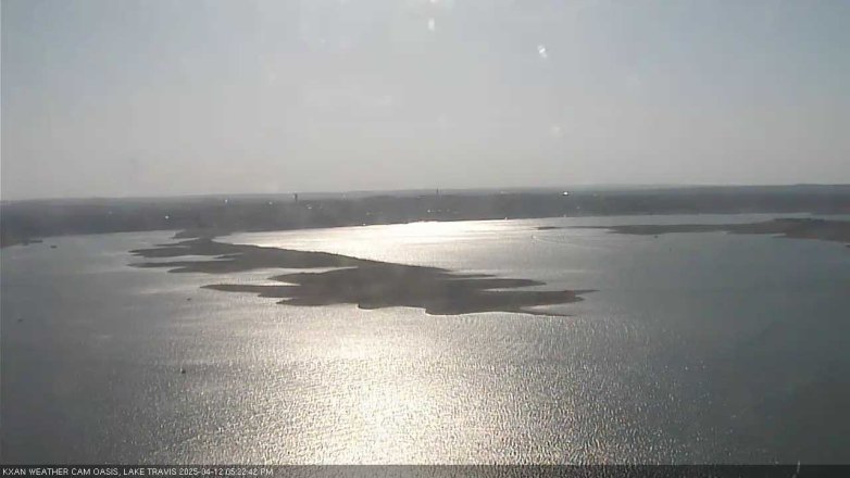 Lake Travis webcam, April 12, 2025 5:25 PM CT