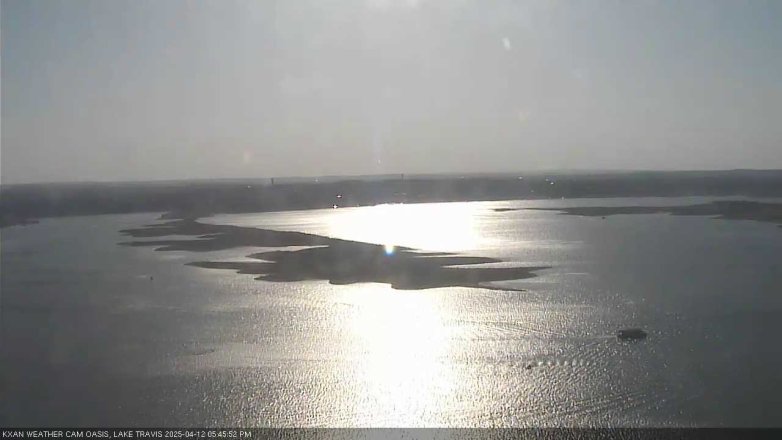 Lake Travis webcam, April 12, 2025 5:45 PM CT