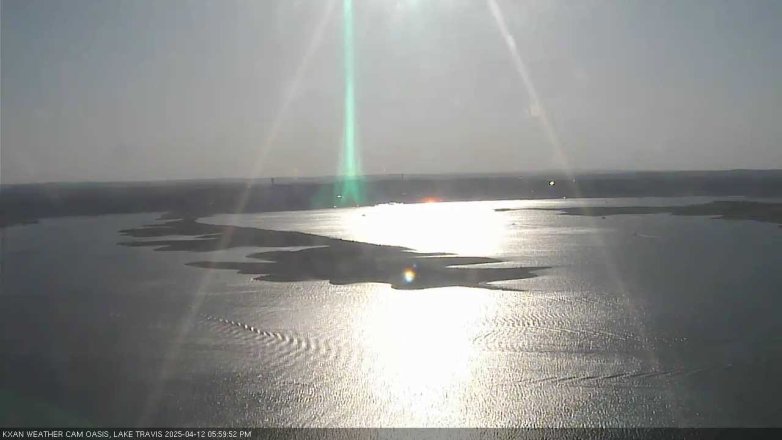 Lake Travis webcam, April 12, 2025 6:00 PM CT