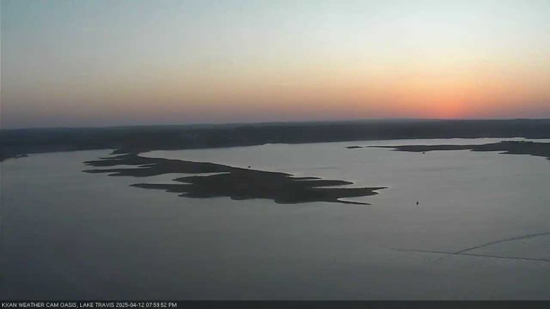 Lake Travis webcam, April 12, 2025 8:00 PM CT