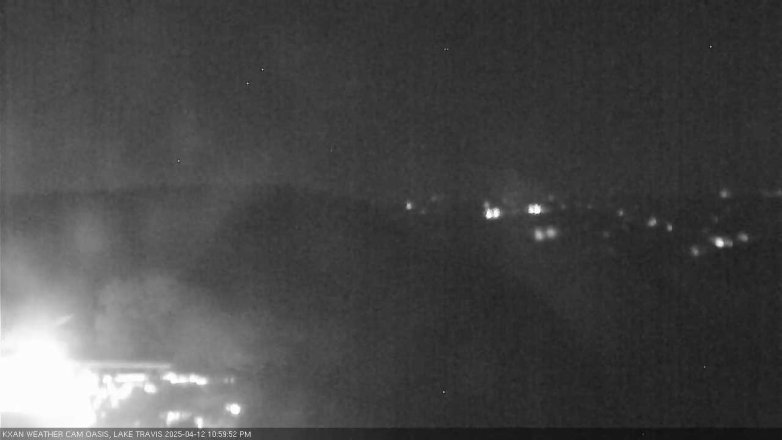 Lake Travis webcam, April 12, 2025 11:00 PM CT