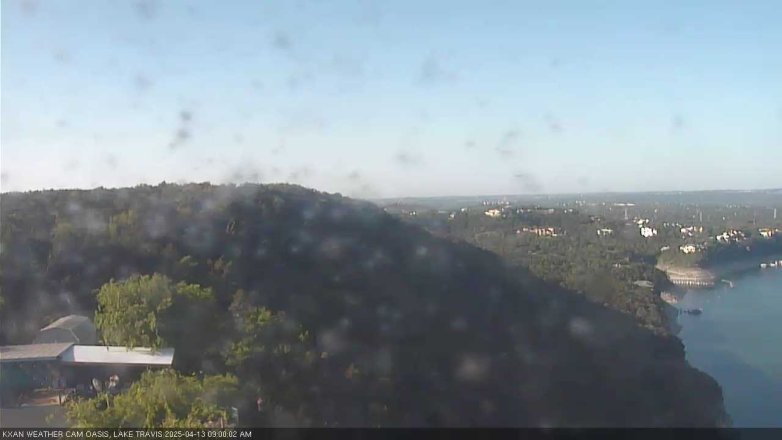 Lake Travis webcam, April 13, 2025 9:00 AM CT