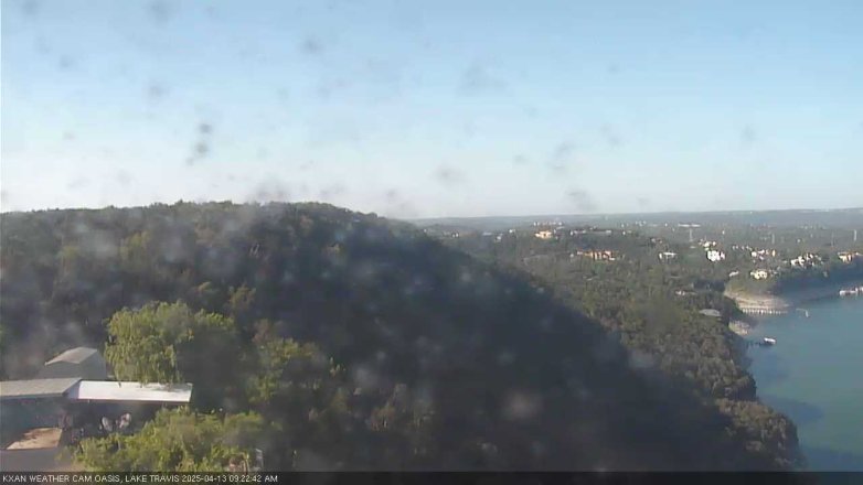 Lake Travis webcam, April 13, 2025 9:25 AM CT