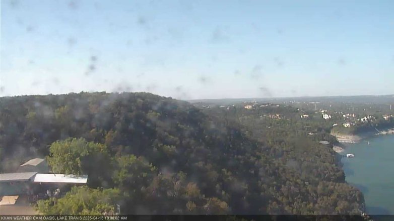 Lake Travis webcam, April 13, 2025 10:00 AM CT