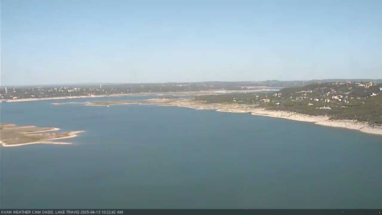 Lake Travis webcam, April 13, 2025 10:25 AM CT