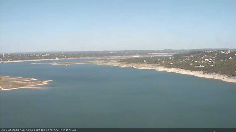 Lake Travis webcam, April 13, 2025 10:45 AM CT