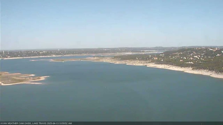 Lake Travis webcam, April 13, 2025 11:00 AM CT