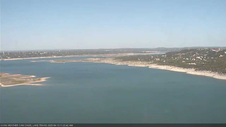 Lake Travis webcam, April 13, 2025 11:25 AM CT