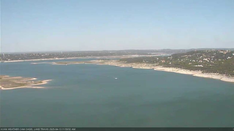 Lake Travis webcam, April 13, 2025 12:00 PM CT