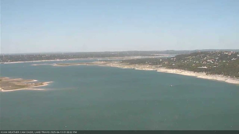 Lake Travis webcam, April 13, 2025 1:00 PM CT