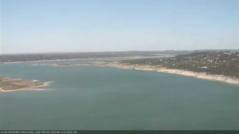 Lake Travis webcam, April 13, 2025 2:00 PM CT
