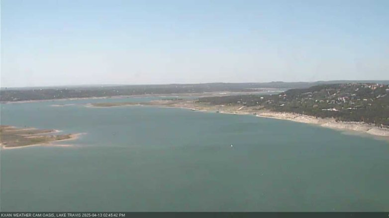 Lake Travis webcam, April 13, 2025 2:45 PM CT