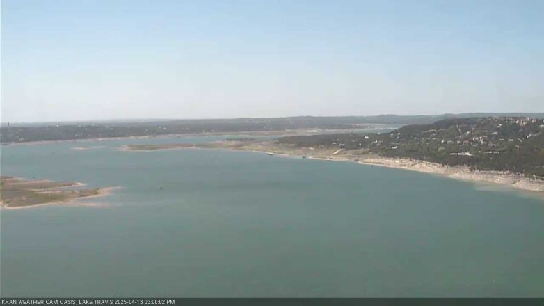 Lake Travis webcam, April 13, 2025 3:00 PM CT
