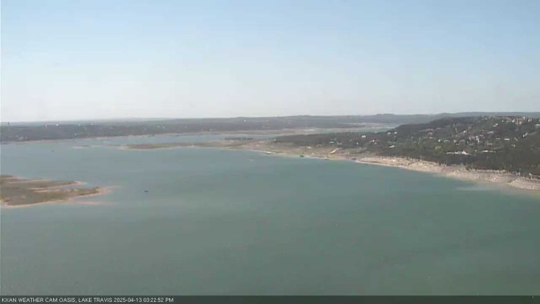 Lake Travis webcam, April 13, 2025 3:25 PM CT